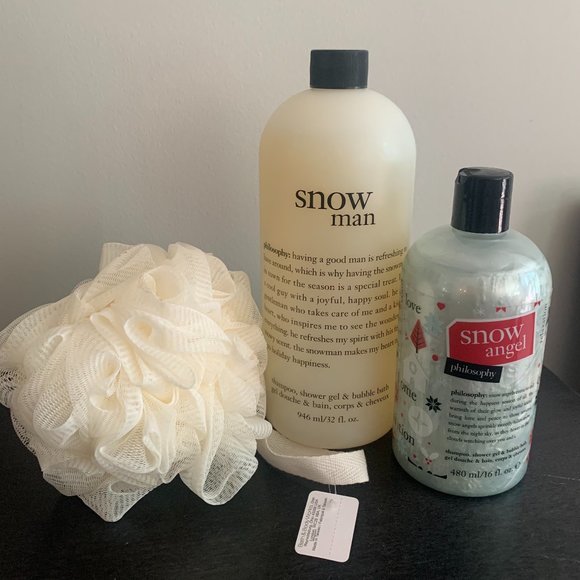 Philosophy Other - Philosophy Snowman and Snow Angel Set - 32 oz and 16oz